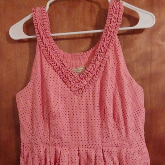 Anthropologie Dresses & Skirts - Moulinette Soeurs pink polka dot dress